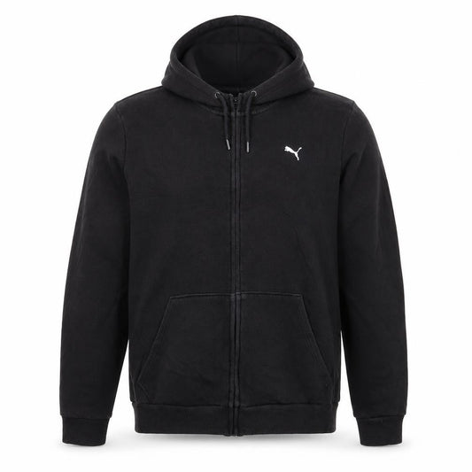 Puma Mens Black XL Full Zip Hoodie Sweatshirt