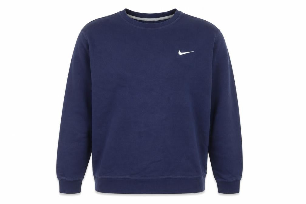 Nike Men's Blue Crew Neck Pullover Sweatshirt L Regular Fit