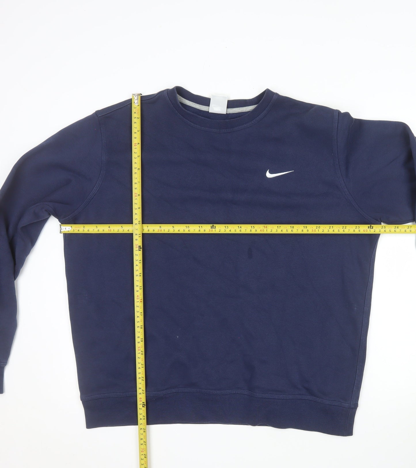Nike Men's Blue Crew Neck Pullover Sweatshirt L Regular Fit