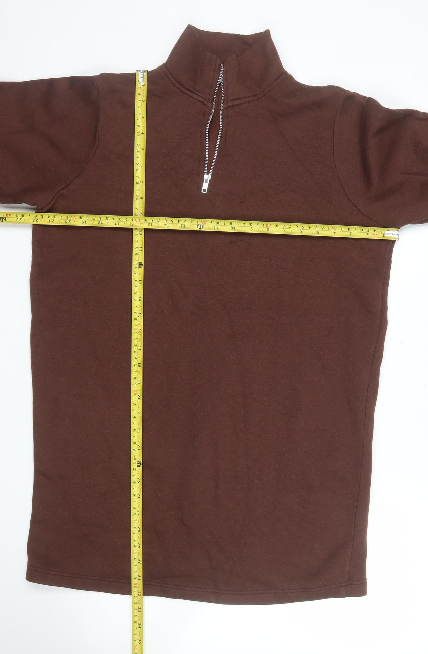 Heartbreak Women’s Brown 1/2 Zip Pullover Sweatshirt UK 8