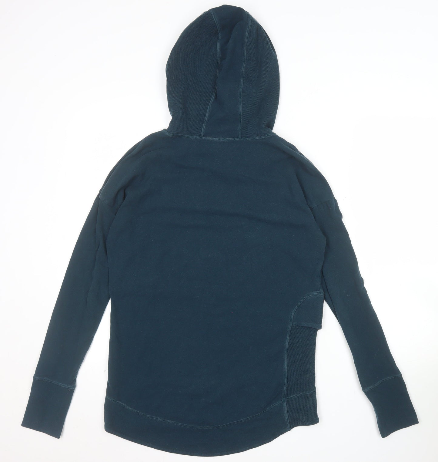 Sweaty Betty Womens Blue XS Pullover Hoodie Acrylic Cotton Blend