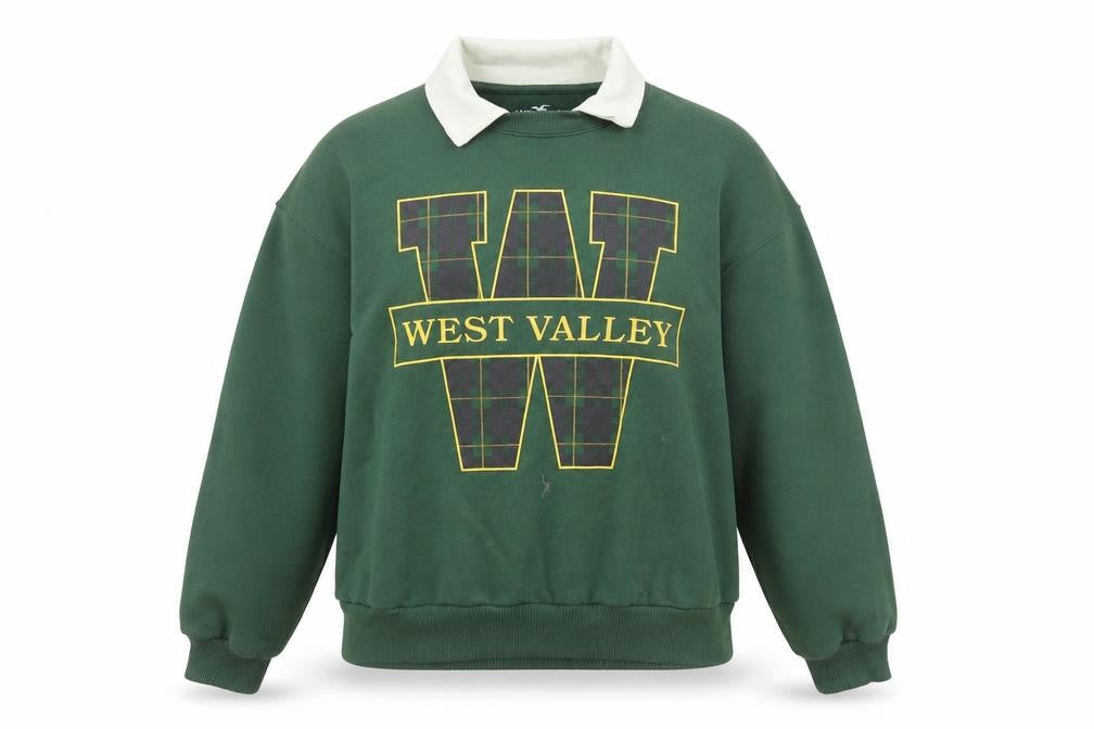 Hollister Womens Green West Valley Pullover Sweatshirt M
