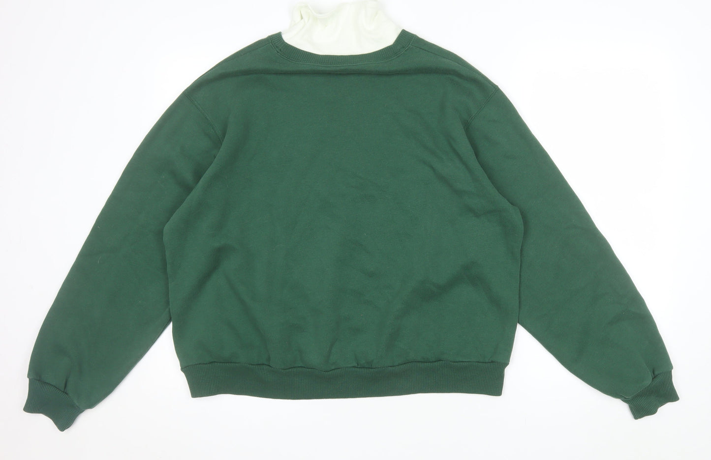 Hollister Womens Green West Valley Pullover Sweatshirt M