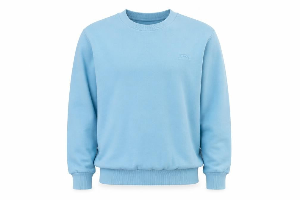 Slazenger Mens Blue Crew Neck Pullover Sweatshirt M Regular Fit