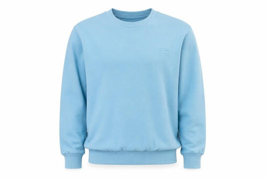 Slazenger Mens Blue Crew Neck Pullover Sweatshirt M Regular Fit