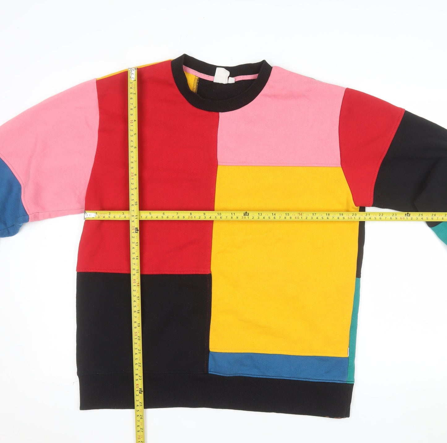 Vans Mens Multicoloured Crew Neck Pullover Sweatshirt Size L Retro Style