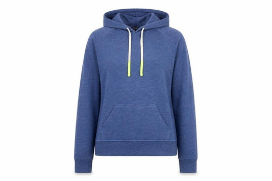 Sundry Womens Blue Pullover Hoodie Cotton Blend Size M