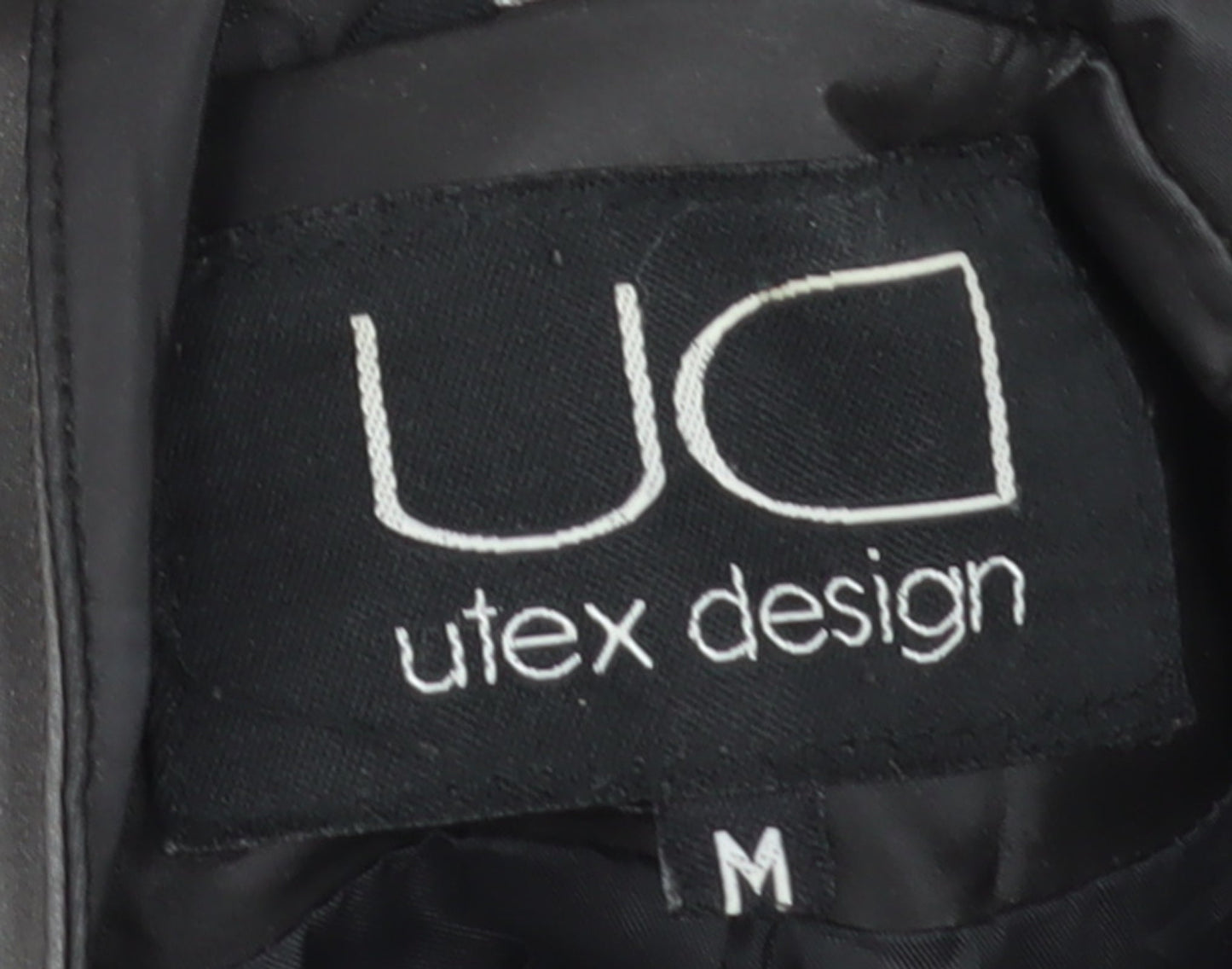Utex Design Women Grey Waterproof Hooded Rain Coat Jacket M
