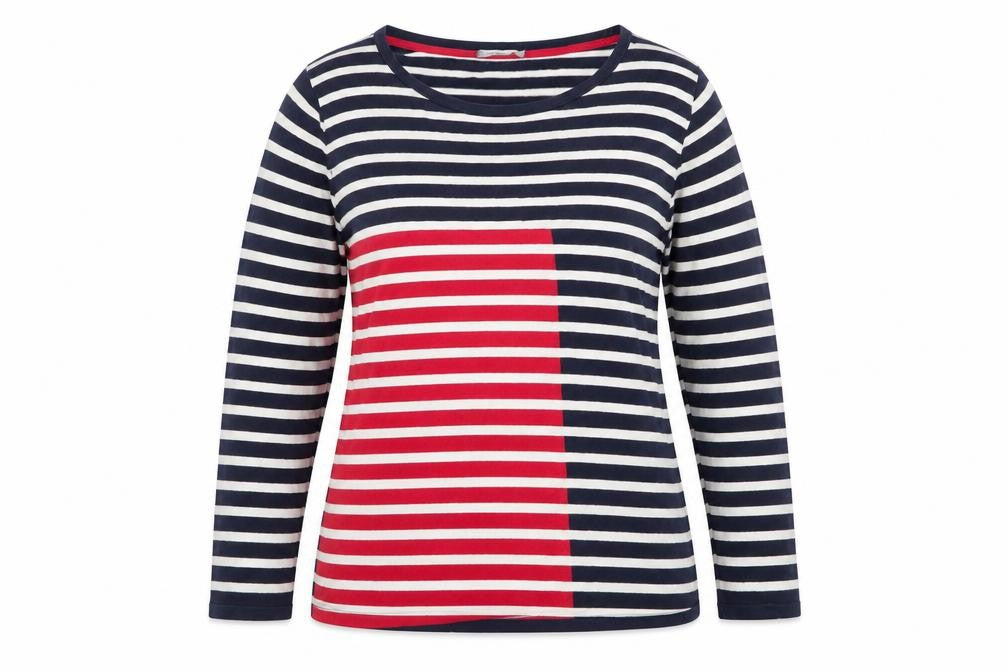 Laura Ashley Women’s Multicoloured Stripe Cotton Jumper UK 16