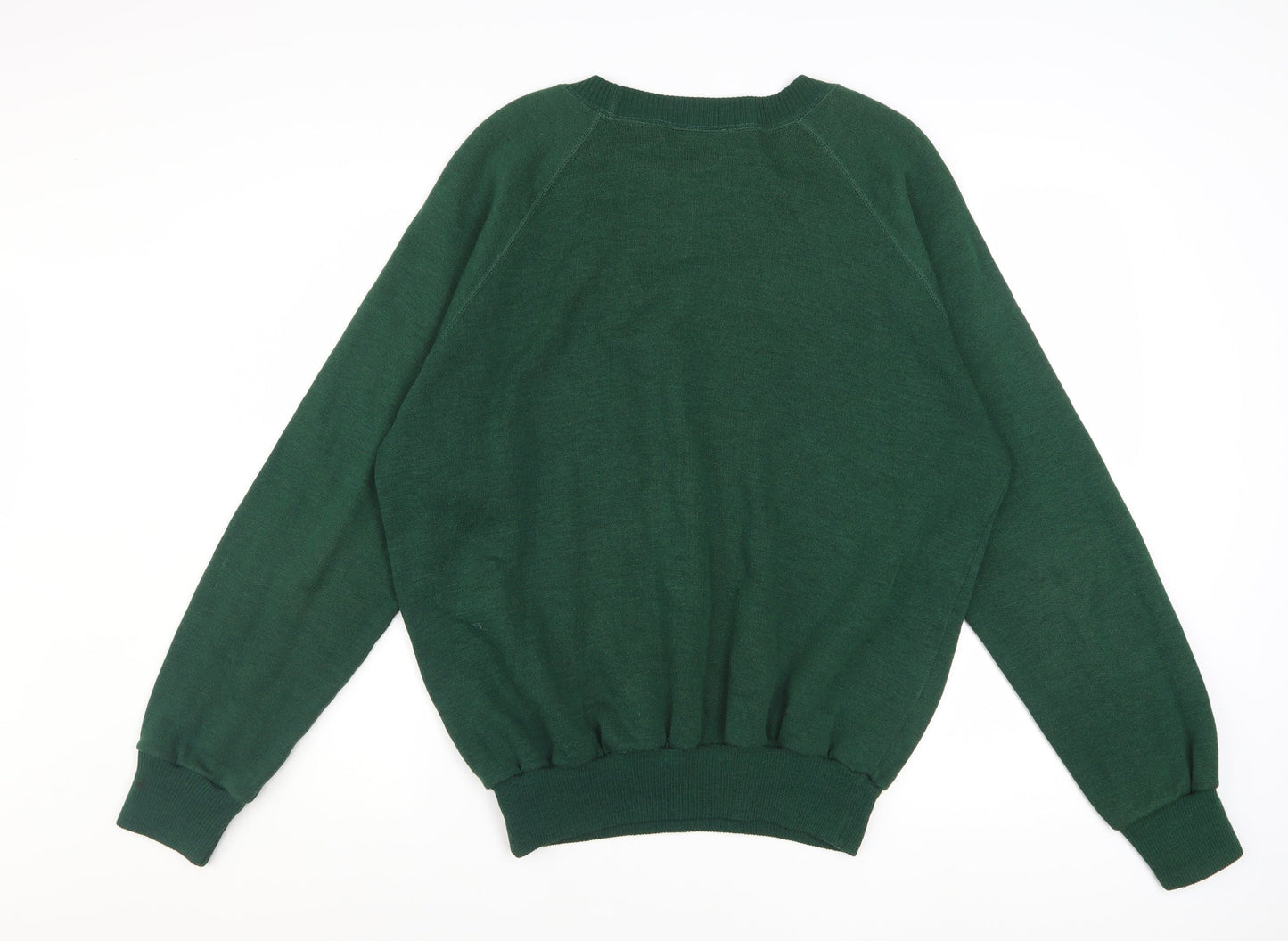 The National Trust Men's Green Pullover Sweatshirt L Crew Neck