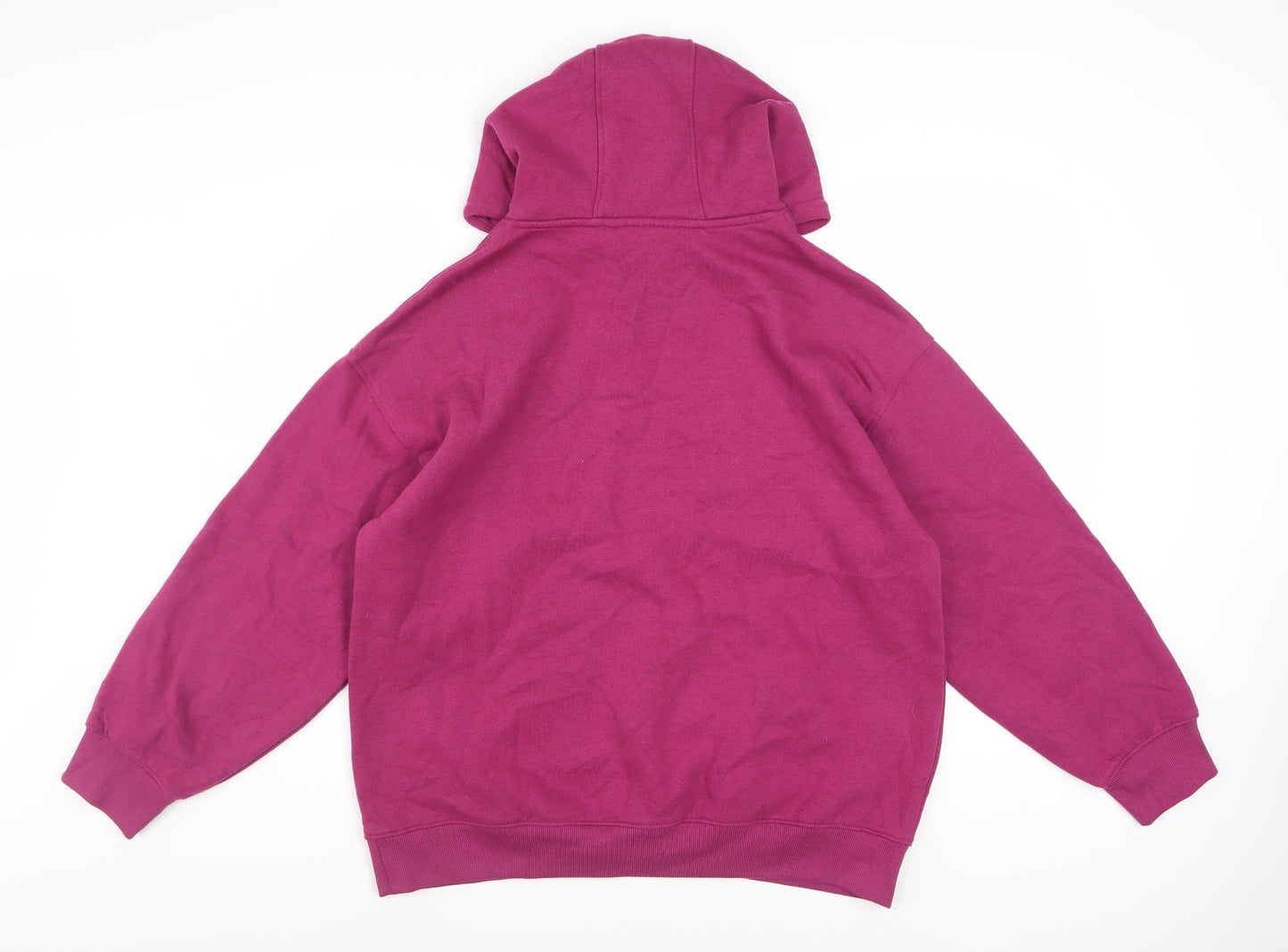 Mountain Warehouse Women’s Pink Hoodie UK 14 Pullover Cotton Blend