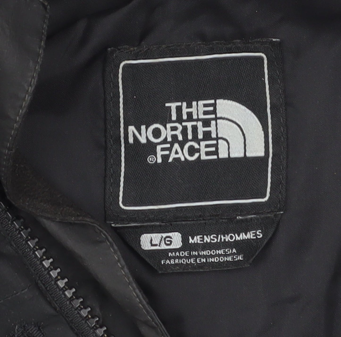 The North Face Men's Black L Hooded Waterproof Rain Jacket