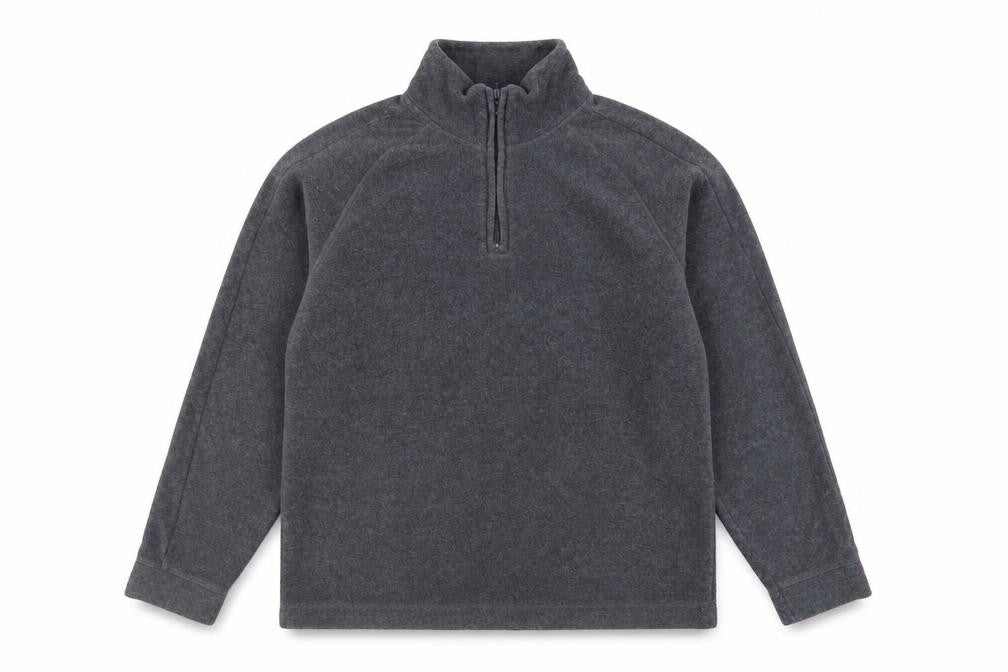 Next Men’s Grey 1/4 Zip Fleece Sweatshirt XL High Neck