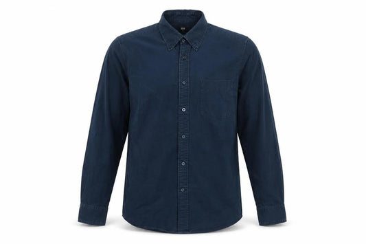 Uniqlo Men’s Blue Cotton Long Sleeve Button-Down Shirt M