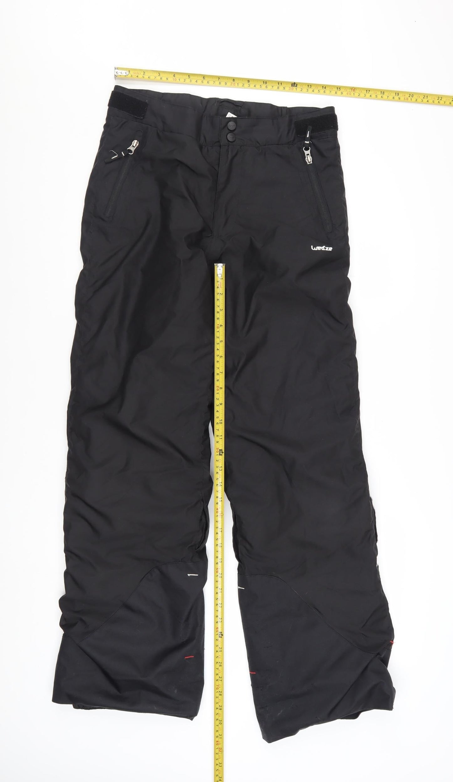 Wedze Boys Black 14 Years Waterproof Insulated Snow Ski Trousers