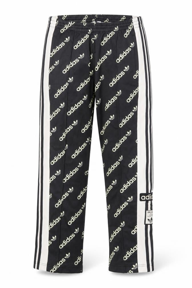Adidas Women’s Black Logo Snap Track Pants Size 14