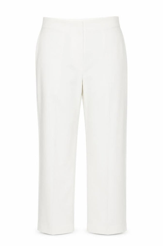 Peruzzi Womens White Straight Leg Trousers Size 14