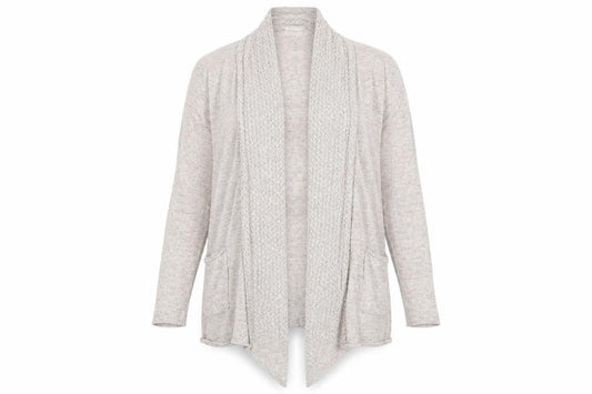 FatFace Womens Beige Cotton Knit Cardigan UK 12
