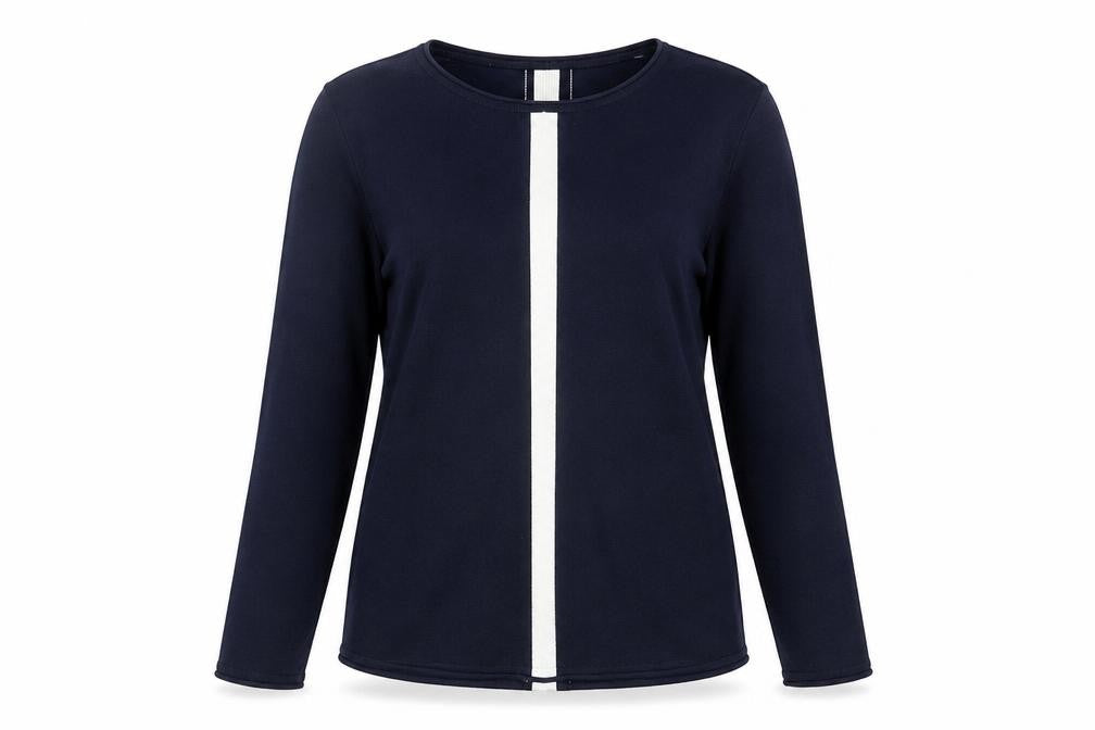 Barbara Lebek Women’s Blue Knit Pullover Jumper Size 12