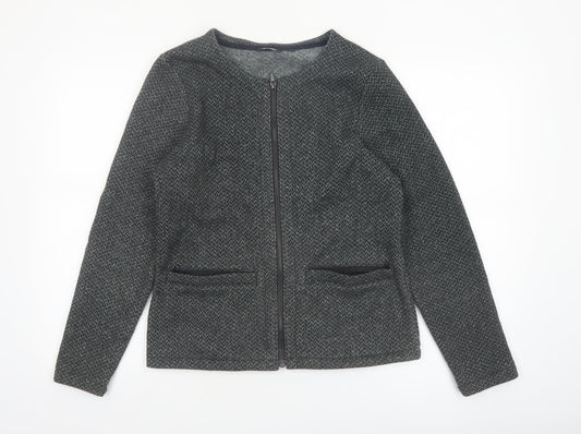 Rohan Womens Grey Finnic Jacket Size S Full Zip Lightweight Outdoor