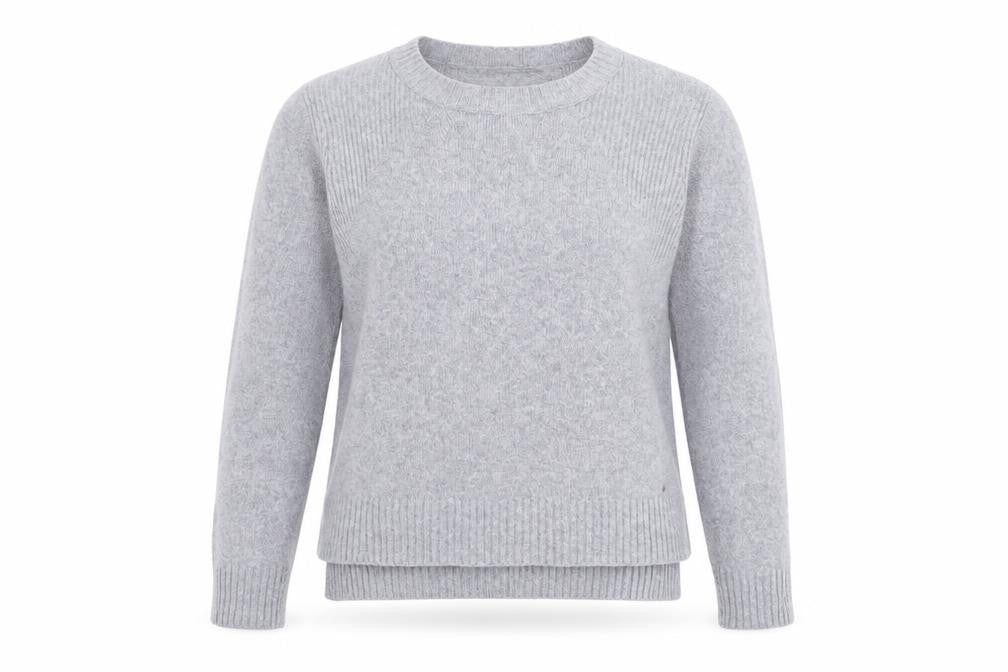 Oasis Women’s Grey Crew Neck Knit Jumper Size S