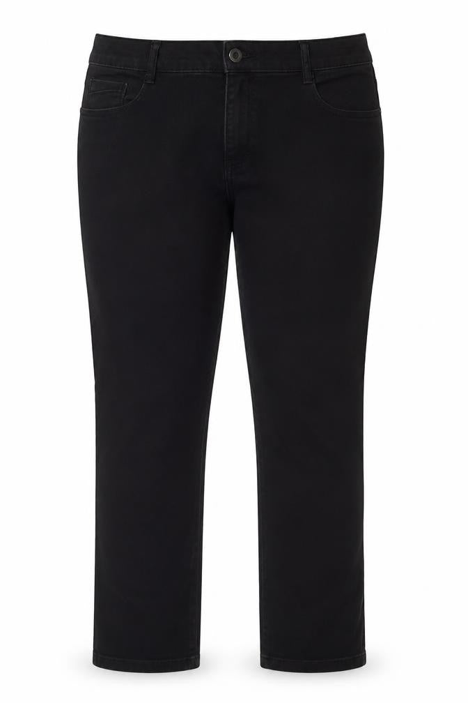 Front view of Dorothy Perkins Women's Black Ellis Skinny Jeans Size 14S Cotton Blend