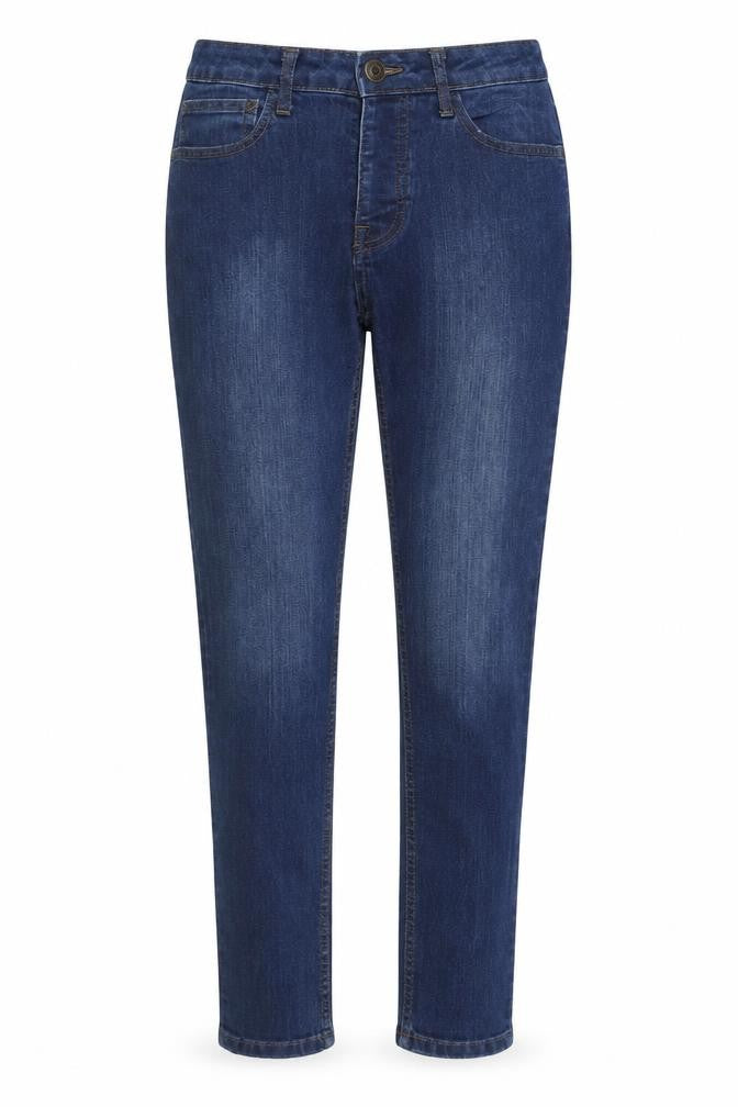 Front view of Denim Co. Women's Blue Skinny Jeans W30 L30 Cotton Blend