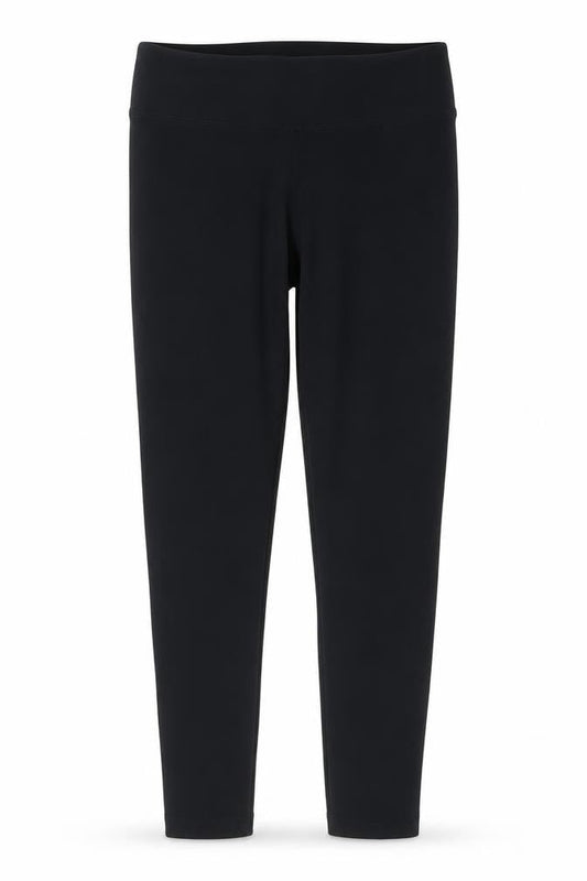 Marks & Spencer Women Black Size 8 Cotton Stretch Leggings
