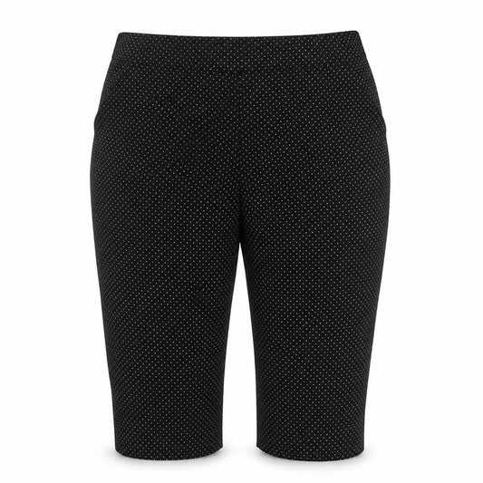 Dorothy Perkins Women's Black Polka Dot Cropped Trousers UK 12