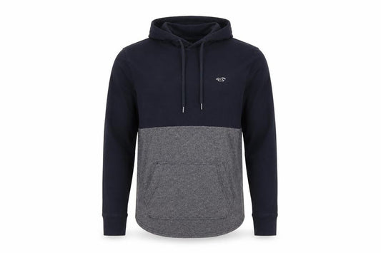 Hollister Men’s Black Pullover Hoodie Size S Regular Fit Cotton