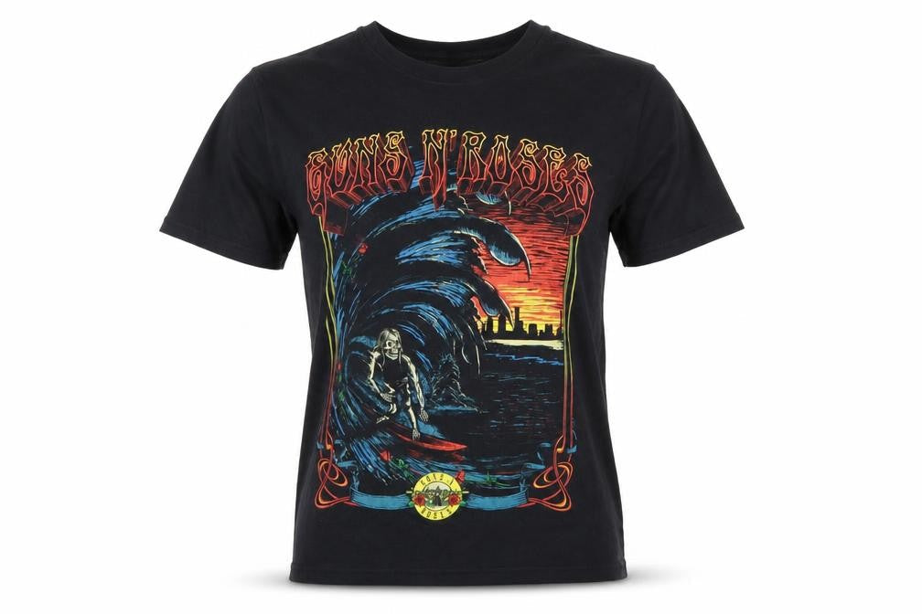 Guns N' Roses Women's Black Medium Graphic Rock T-Shirt