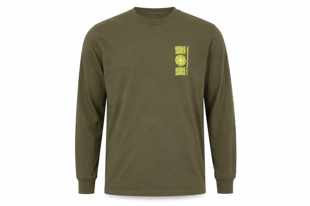 Stanley/Stella Men’s Green Long Sleeve Band Graphic T-Shirt Size M