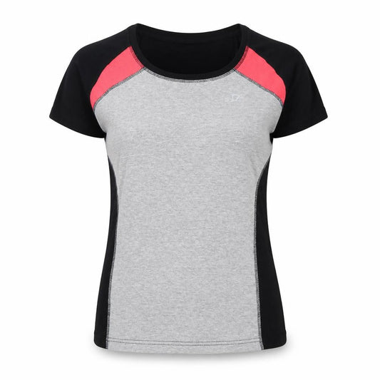 Training Zone Womens Grey Black Pink Activewear T-Shirt Size 10