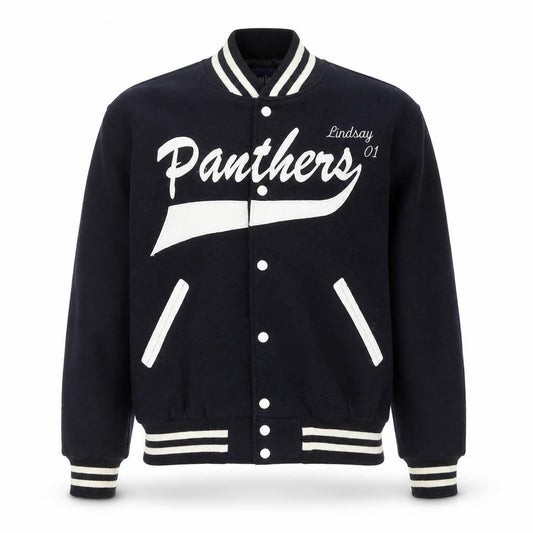 Holloway Men’s Blue Wool Varsity College Jacket Size M Retro USA