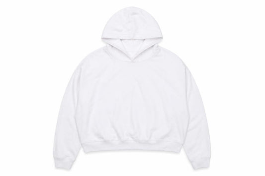 Marks & Spencer Men's White Pullover Hoodie L Lightweight Cotton Blend