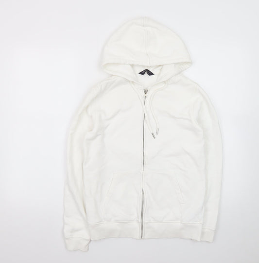 Marks and Spencer Women’s Ivory Full Zip Hoodie Size 8
