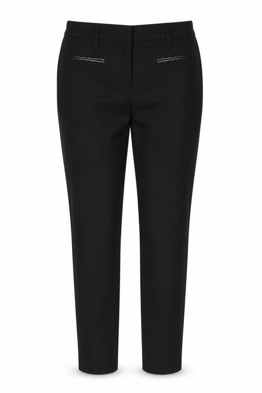Tommy Hilfiger Women's Black Slim Fit Stretch Trousers Size 6