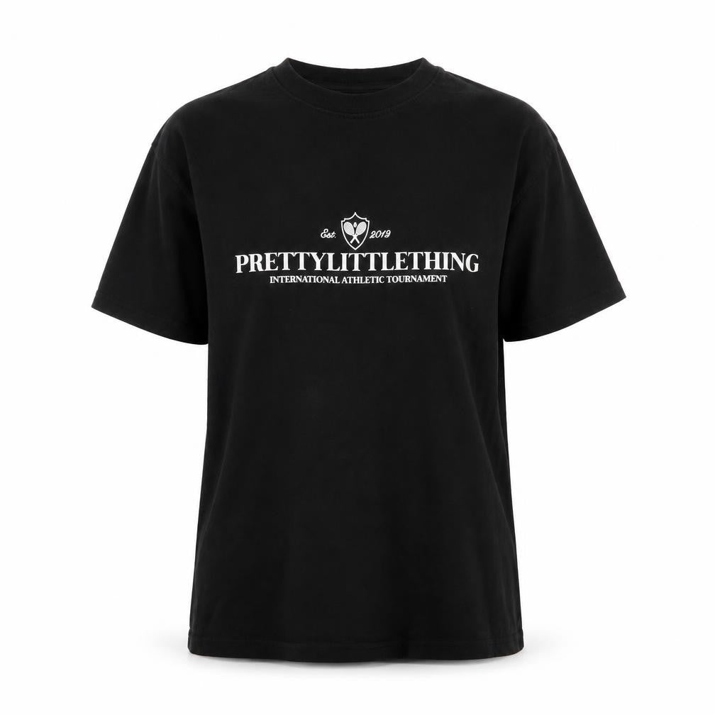 PRETTYLITTLETHING Women’s Black XS Basic Cotton T-Shirt