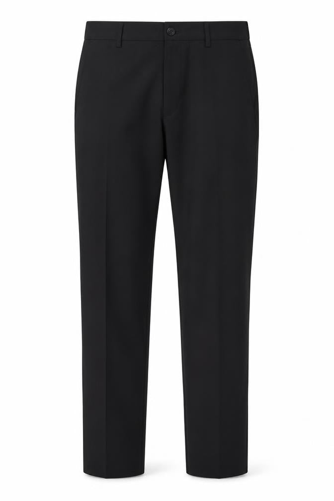 Marks & Spencer Men's Black Regular Fit Dress Pants 34W 33L
