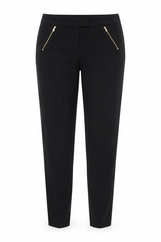 New Look Womens Black Size 12 Skinny Zip Pocket Trousers