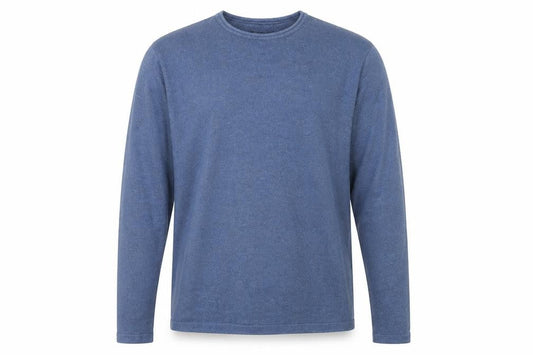 Springfield Men's Blue Cotton Crew Neck Pullover Jumper XL