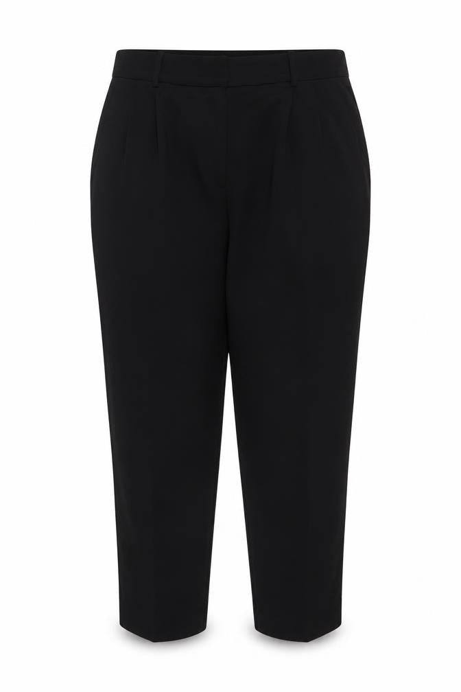H&M Womens Black Regular Fit Straight Leg Trousers Size 20