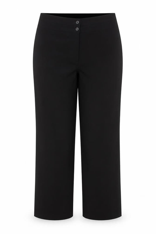 Marks and Spencer Women's Black Size 18 Straight Leg Trousers
