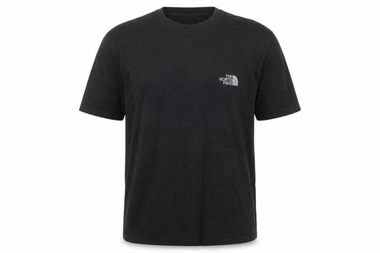 The North Face Men's Black Cotton Graphic Mountain T-Shirt Size S