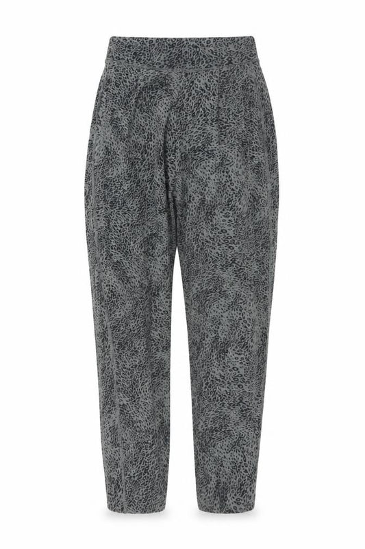Marks and Spencer Women’s Khaki Animal Print Tapered Trousers Size 8