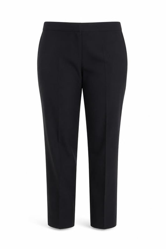 Bonmarché Womens Black Size 14 Straight Leg Polyester Trousers