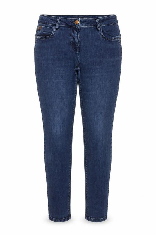 George Women’s Blue Skinny Jeans Size 14 Mid Rise Stretch Denim