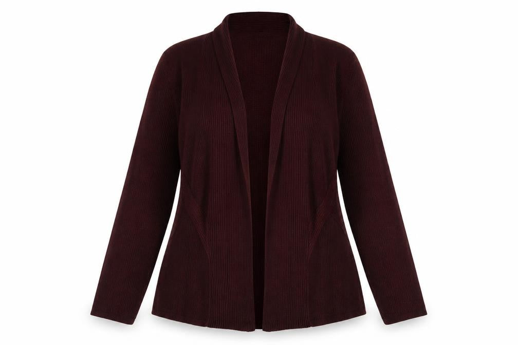 Principles by Ben de Lisi Women's Red Size 12 Open Knit Cardigan