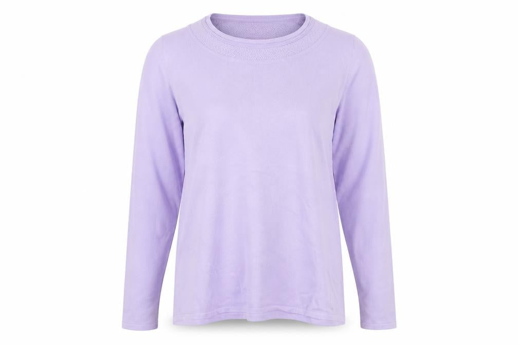 Sarah Hamilton Women’s Purple Crew Neck Long Sleeve Jumper L