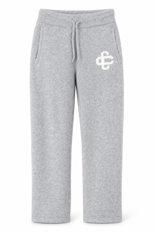 Couture Womens Grey Knit Sweatpants XS Elastic Waist Casual Trousers